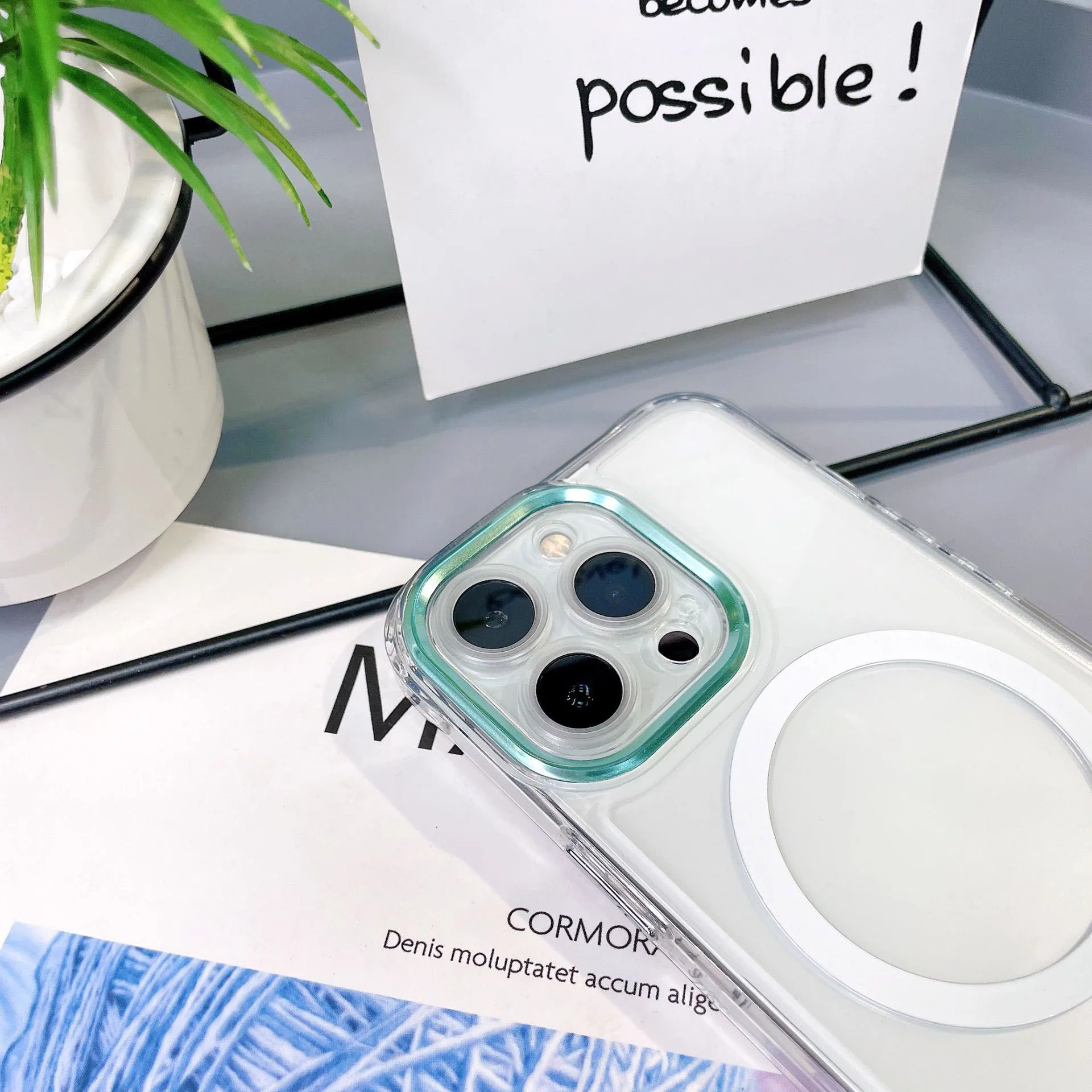 Luxury Wireless Charging Wireless Charge Back Cover