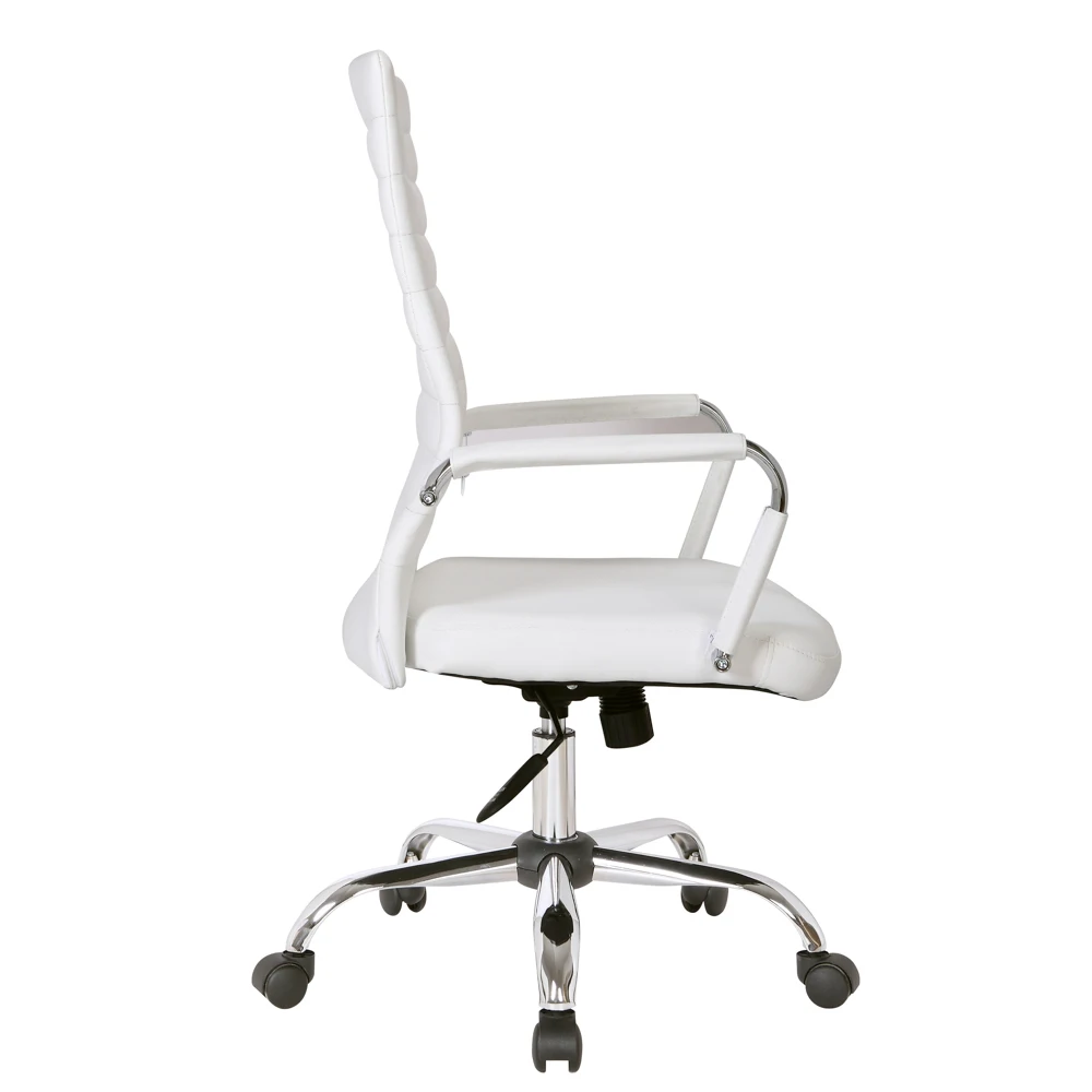 Managerial White Manager Office Chair Executive High Back Ergonomic ...