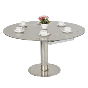 Transformable Furniture Round Table Convertible to square Table Expandable Hidden Dining Table Mechanism