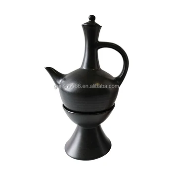 エチオピアのコーヒーポット 陶器エチオピアコーヒーポットJebenaセラミックコーヒーポット