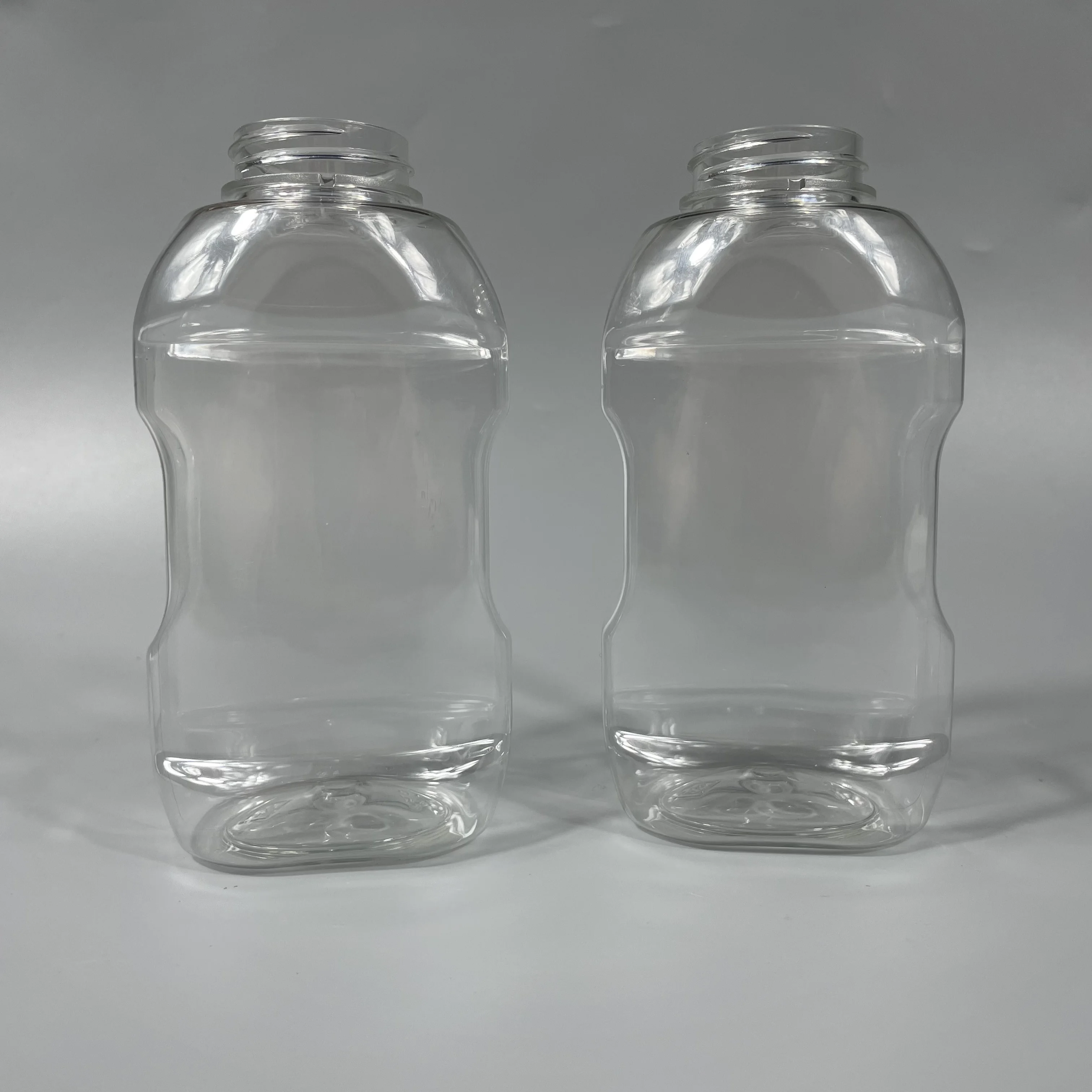 360ml 12oz Plastic Pet Kitchen Condiment Bottle Silicone Valve Flip Top