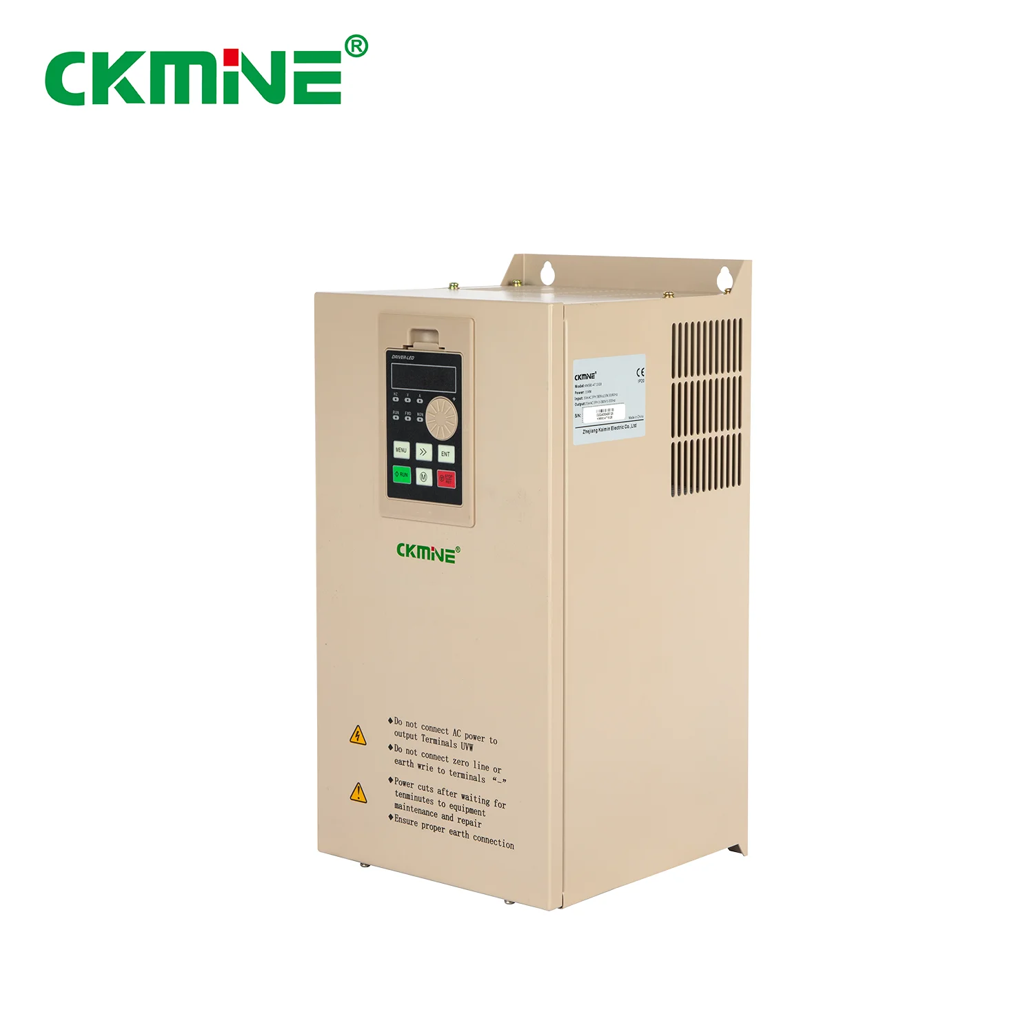 CKMINE 공장 범용 18.5kW 25HP 모터 인버터 가변 주파수 드라이버 380V 폐쇄 루프 3상 속도 제어 VFD
