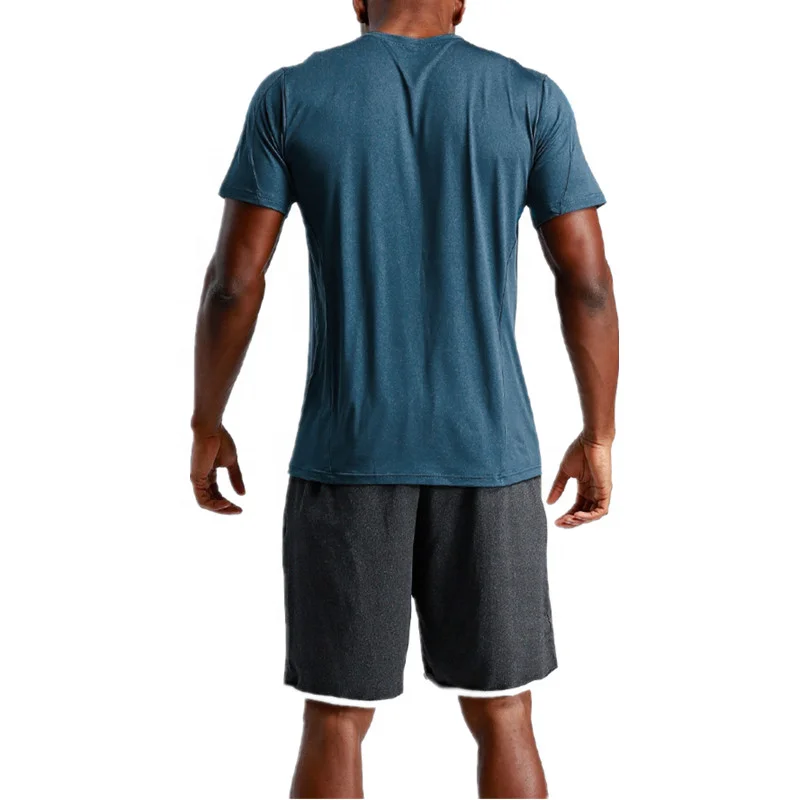 JL1226B Wholesale Polyester Sports T Shirt Printed Embroidered Running Quick Dry T Shirts Men