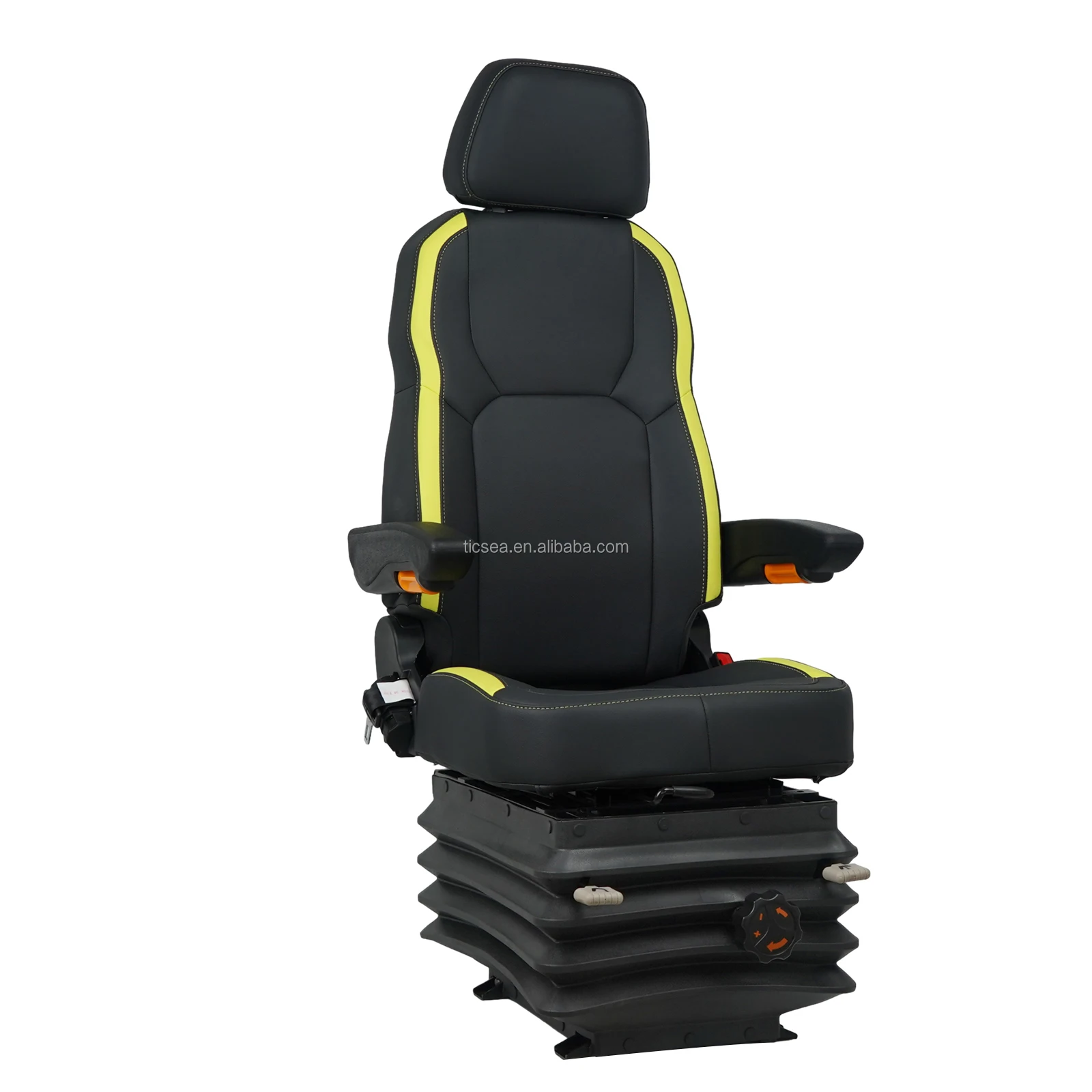 Agricultural Machinery Suspension Tractor Seat With Adjustable Backrest