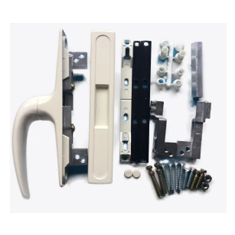Aluminum Security Door Lock with Handle/ Hot Sale in Egypt Market/sliding Window Lock Home Use Graphic Design Door Handle Modern