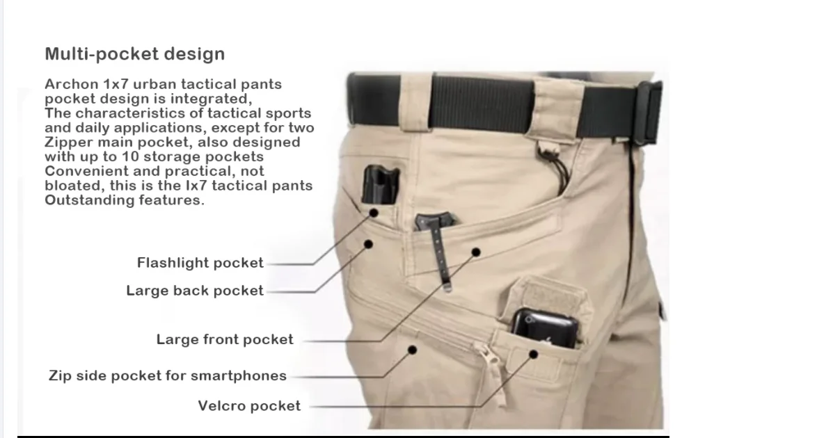 2021 Latest Design Quick-drying Pant Wear-resistant Fashion