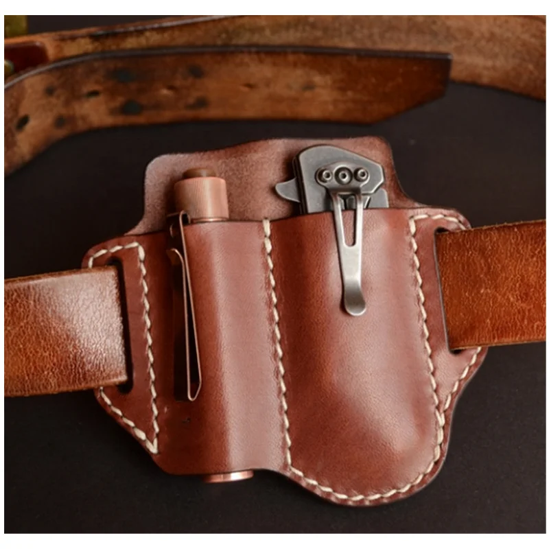 Pochette de ceinture en cuir pour Bushcraft | EXODOS