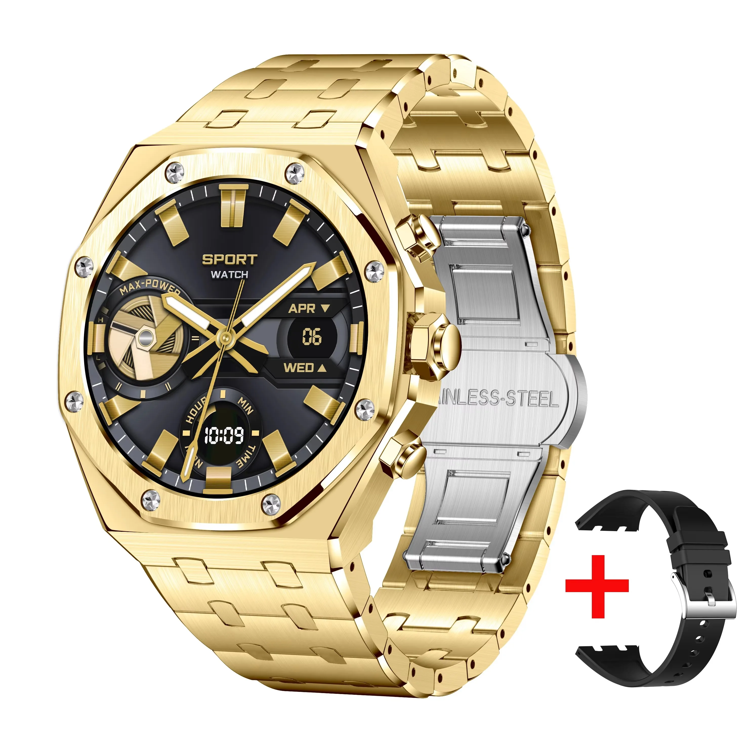 AK68 Man Commerce Arrival Outdoor Sports Watches Multi-function BT Calling Business Multi-Sport Mode Relojes Smart Watch