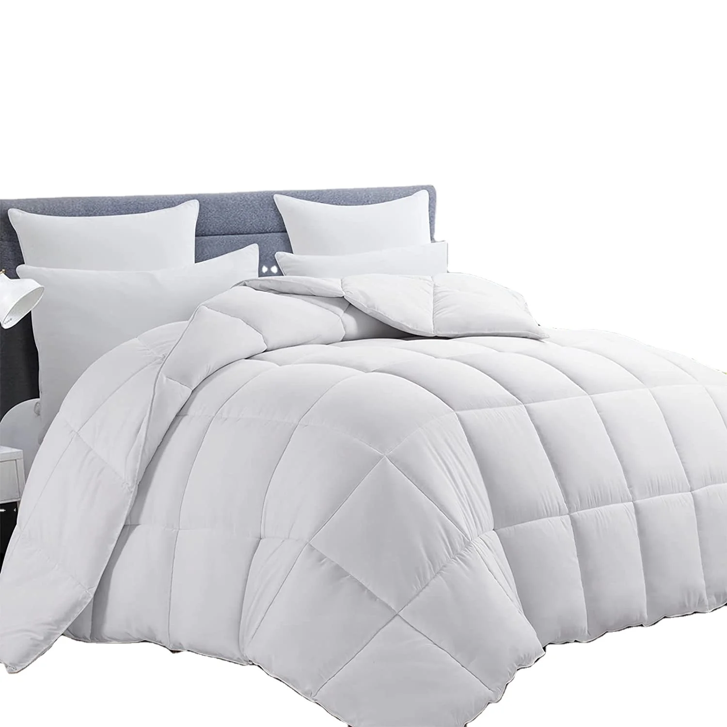 Luxury Hotel Quilt Collection Goose Down Alternative Duvet Reversible ...