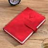 Red chinese-character buckle-deer head-180 sheets 360 pages