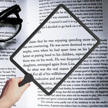 Hands-free Magnifying Glass with Light, Magnifying Glass for Reading, Magnifying Glass for Neck Repair Sewing Low Vision Elderly