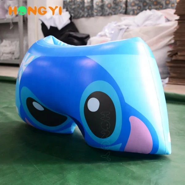 Sale Latest Design Double Layer Inflatable Clothes PVC Swimming Trunks