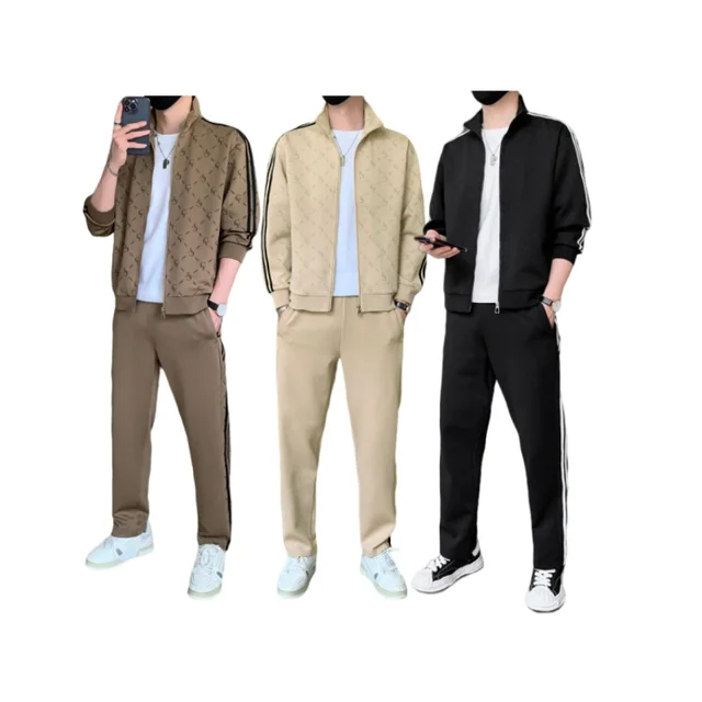 man outfit Sportswear spring 2024 new men's jacket caot and sweatpants the trend all casual two-piece suit men's suit sets