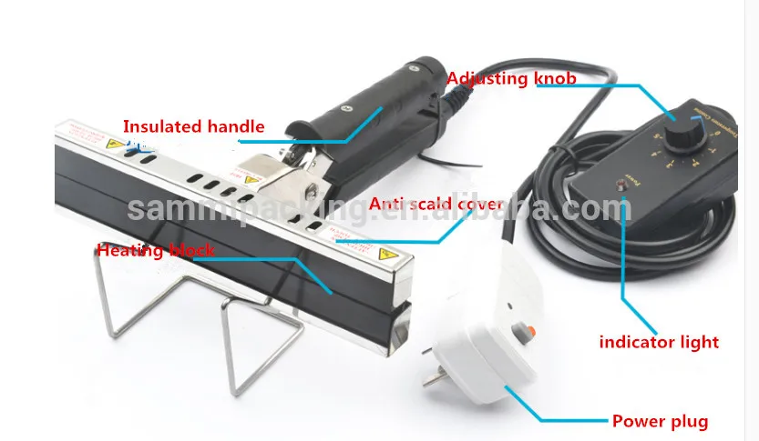 Potable Small Hand Bag DHS-200 Portable Sealer Heat Impulse Clamp Pliers Sealing Machine
