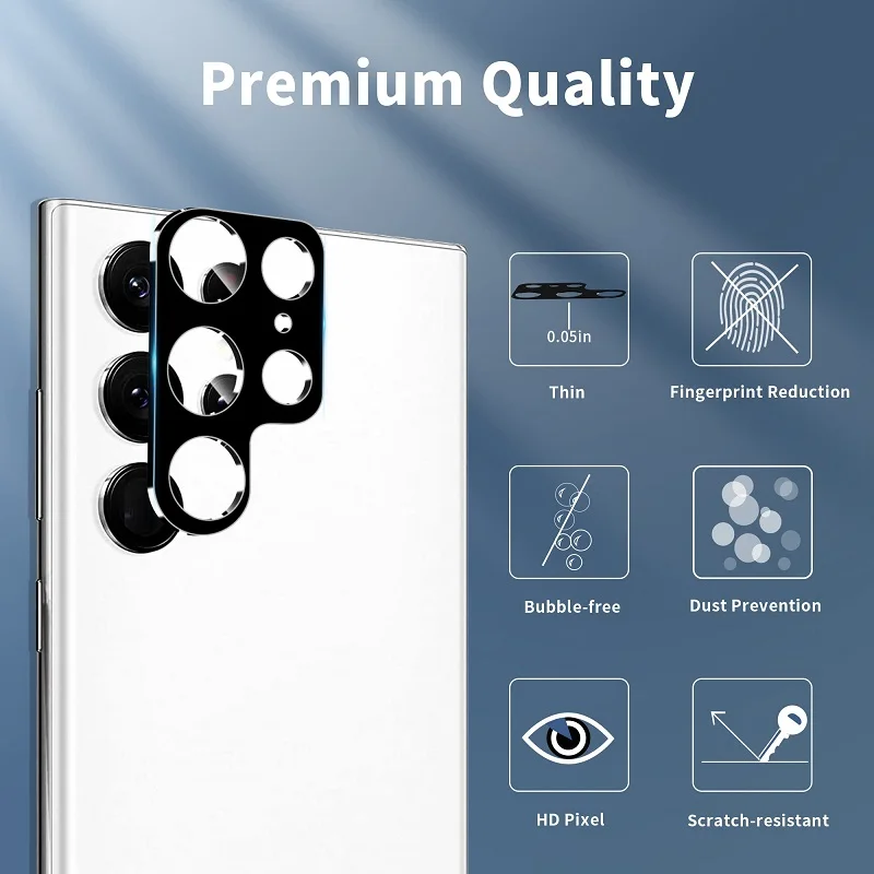 3d Camera Lens Glass For Samsung S23 Plus Ultra Screen Protector Full