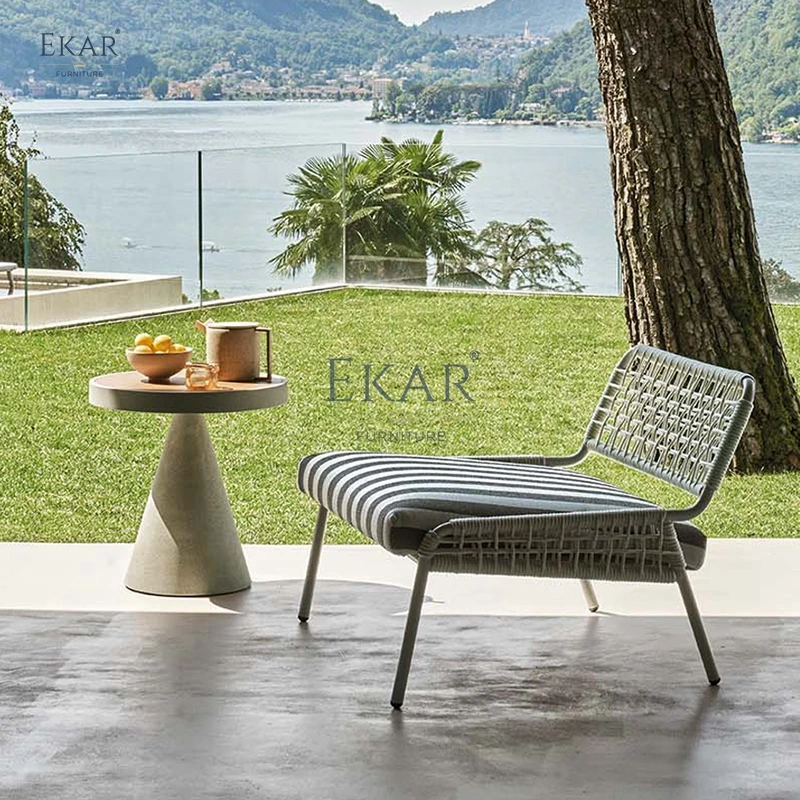 New chic outdoor corner table with waterproof design Balcony table supplier