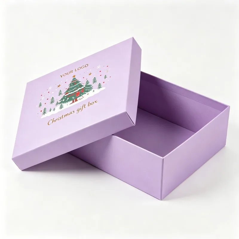 Caja de embalaje para regalos de alta calidad con laminado mate, caja navideña de cartón para envíos con diseño gratuito, cajas para regalos en oferta especial