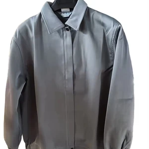 Lightweight Flame-Retardant Waterproof Anti-Static Reflective Cotton Work Coverall Gray Color
