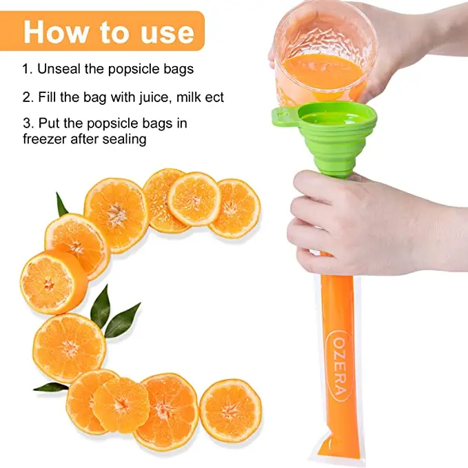 Wholesale Best Selling Printed Heat Seal Biodegradable Ice Pop Popsicle