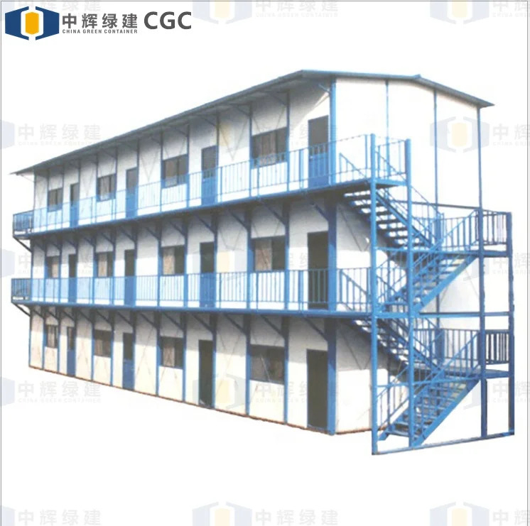 For CGCH Firm Structure Prefab Houses Low Price Prefab Warehouse with Activity Room Color Steel Plate Container Houses