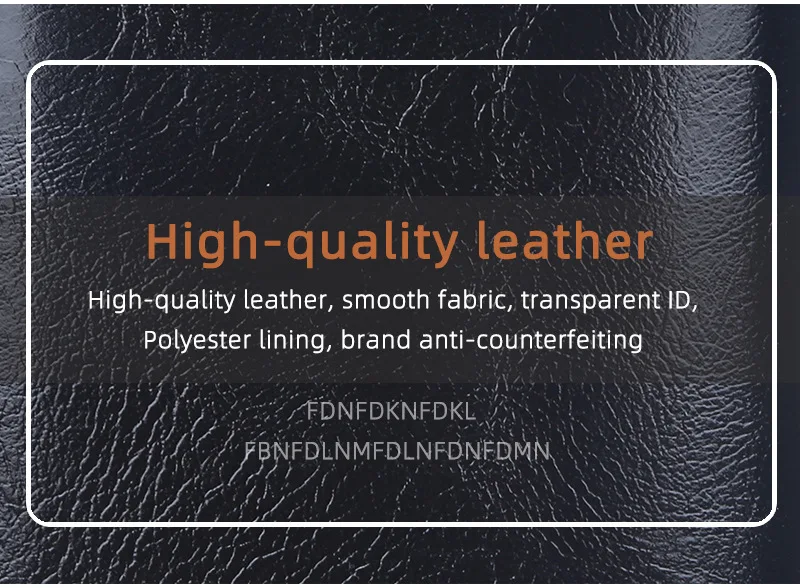 Baellerry Fashion Trend Pu Leather Cover Ultra Thin Automatic Popup RFID Card Holder
