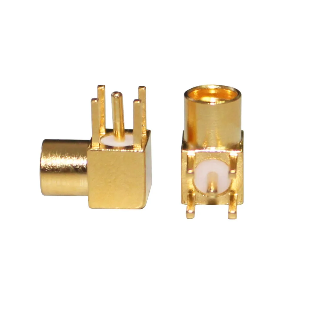 Factory Direct MMCX-KWE RF Connector PCB Mount Angle MMCX Female Connector supplier