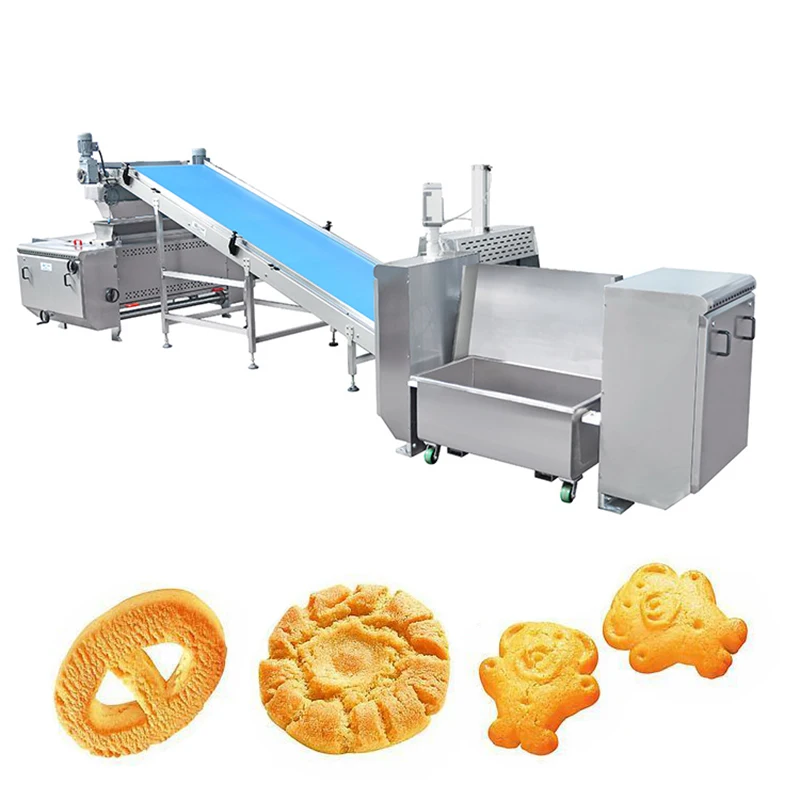 Factory Direct Sale Small Automatic Biscuit Making Production Line Cookie Biscuit Wire Cutter for Food Processing Machinery