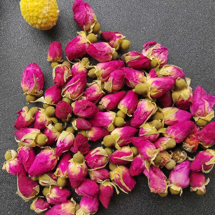 Factory Supply high quality dried rose buds petals rose flowers for tea