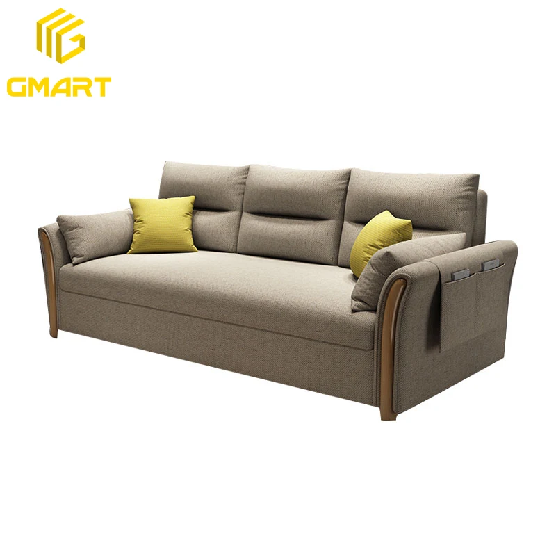 Gmart Modern Design Wohnzimm Model Decorative Pull Button Sofa Table Boy Lip Shaped 2 Seater Transformable Infla Bed Cum Sofa