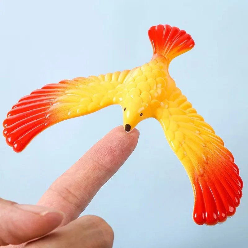 Magic Balancing Bird Balance Eagle Wingspan with Pyramid Stands Set Office Desk Toys for Kids and Adults