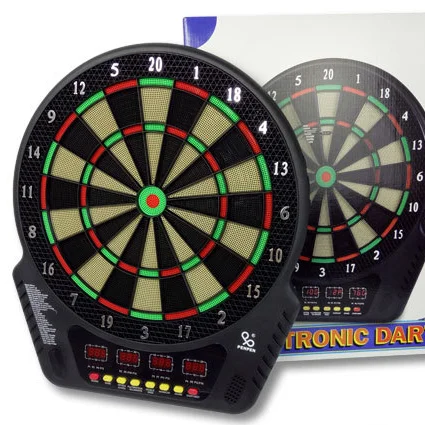 Два блока питания, автоматический подсчет, электронная безопасная доска для Дартс с цифровым светодиодным Дротиком