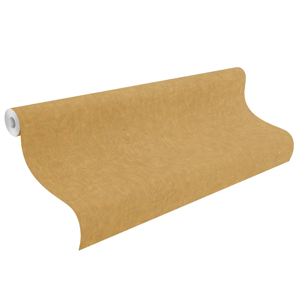 Fashionable Water Resistant Gold Wallpaper Rolls Industrial Style Home