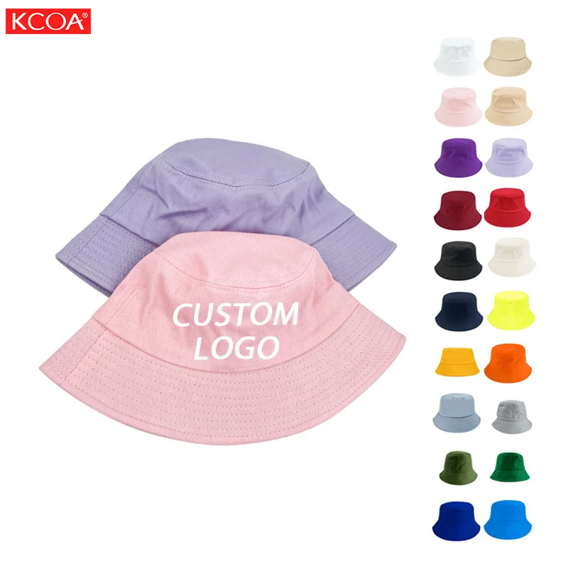 Wholesale Custom Fisherman Blank Bucket Hat 100% Cotton Breathe Sun Hat Fishing