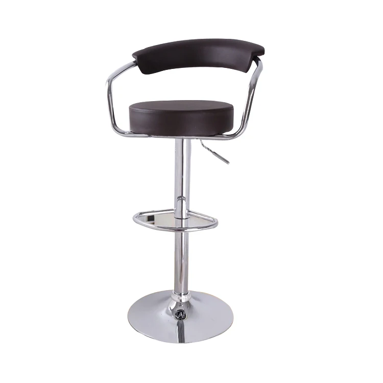 Лидер продаж Кухня барный стул для отдыха из искусственной кожи вращающийся бар с регулировкой по высоте подставка