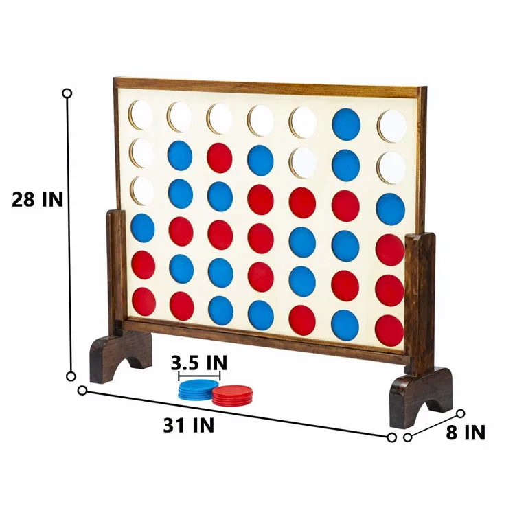 High Quality Yard Game Custom Wooden Giant Connect Four 4 In A Row Game Buy Wooden 4 In A Row