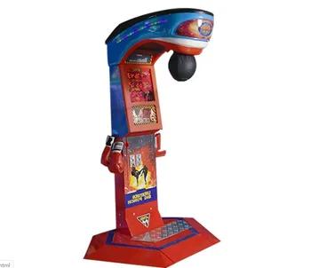 Coin Operated Electronic Ultimate Big  punch Boxing  Amusement Redemption Lottery Cola Arcade Game Machines For Sale