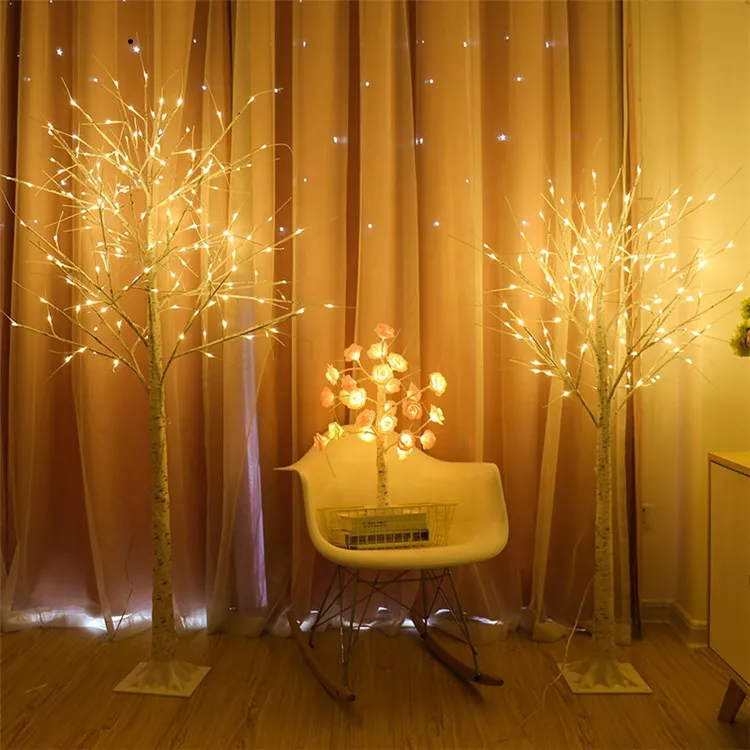 Neu Gestaltete Runde Basis Exquisite Kunstwerk Zweig Baum Licht Dekoration Zweig Zweig Programmier Bare Usb Led Palme Im Freien Beleuchtet