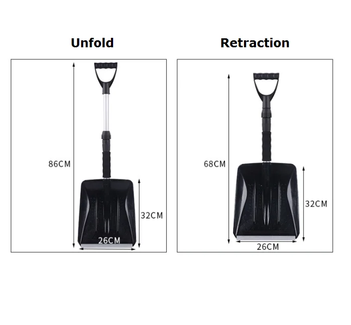 Plastic Snow Shovel,With Aluminium Telescopic Handle Buy Telescopic