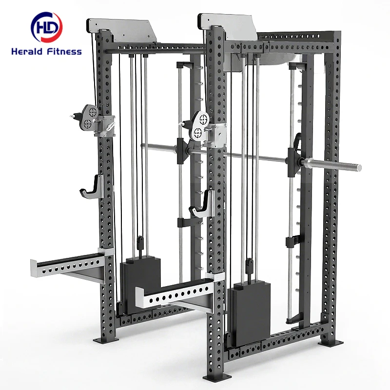 Big Discount Strength Training Multi-functional Sports Gym Equipment Trainer Ningjin Fitness Comprehensive Rack for Gym Centre