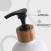 Amber Bottle + Wooden Pump