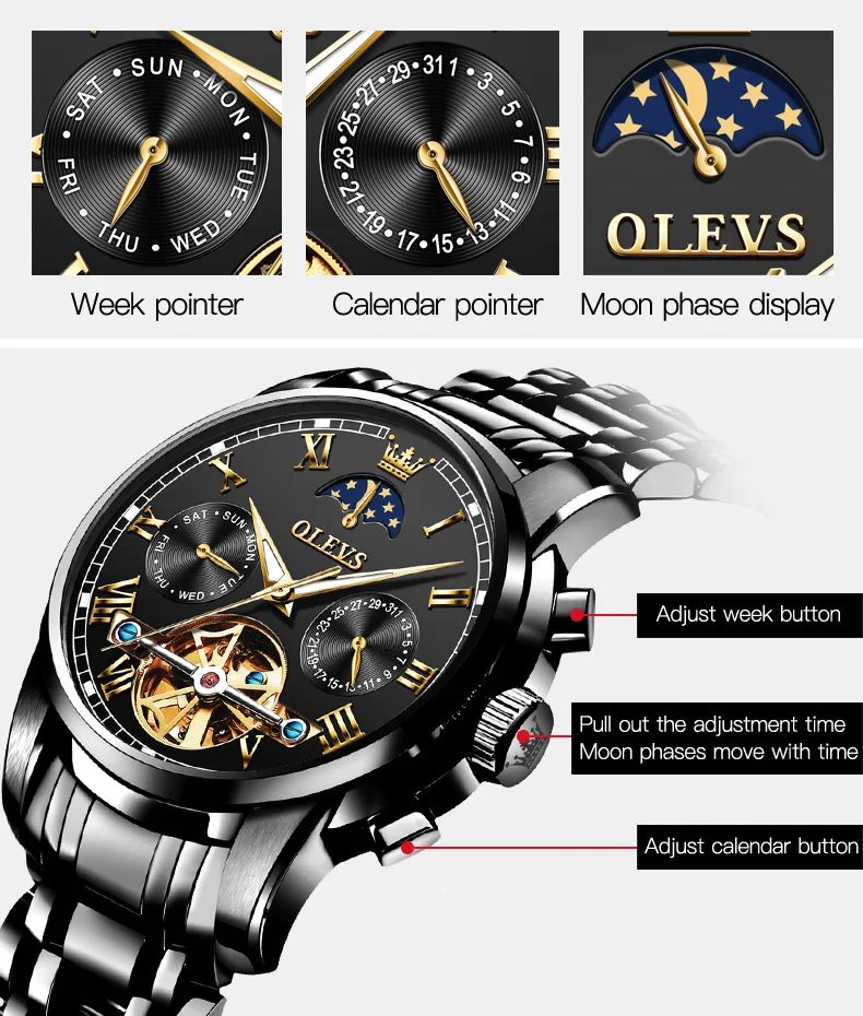 OLEVS Wrist Men Watch | 2mrk Sale Online