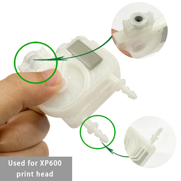 Universal Dtf White Ink Damper Ink Sac Eco Solvent Printer DTF Printer Ink Damper for Xp600 I3200 5113 4720 Printhead manufacture