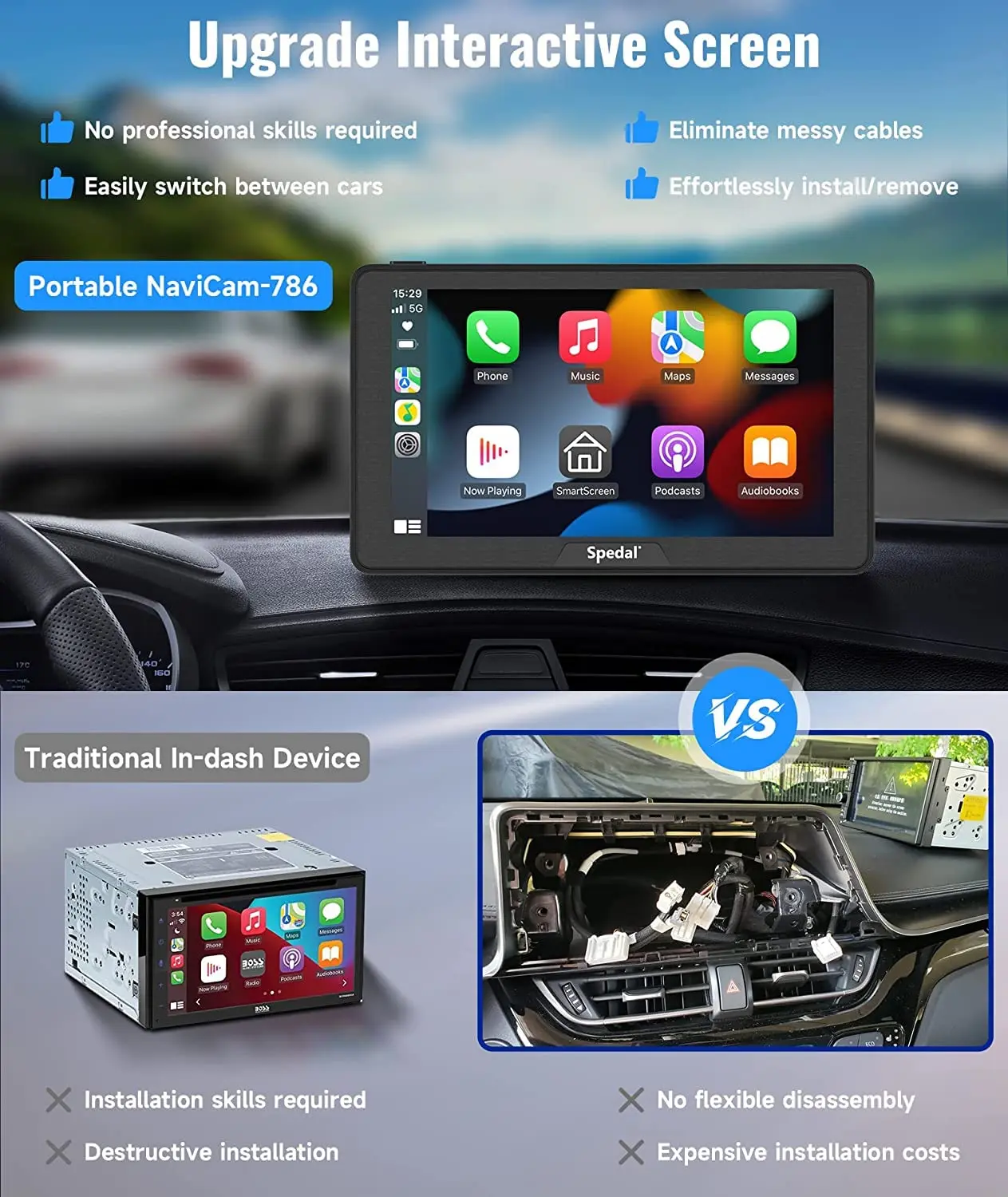 Car Android Player Universal Para 7 Inch Wireless Portable Android Mp5