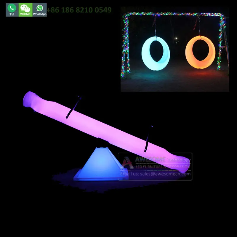 
 Светодиодная подсветка seesaw swing для уличного мероприятия вечеринки  