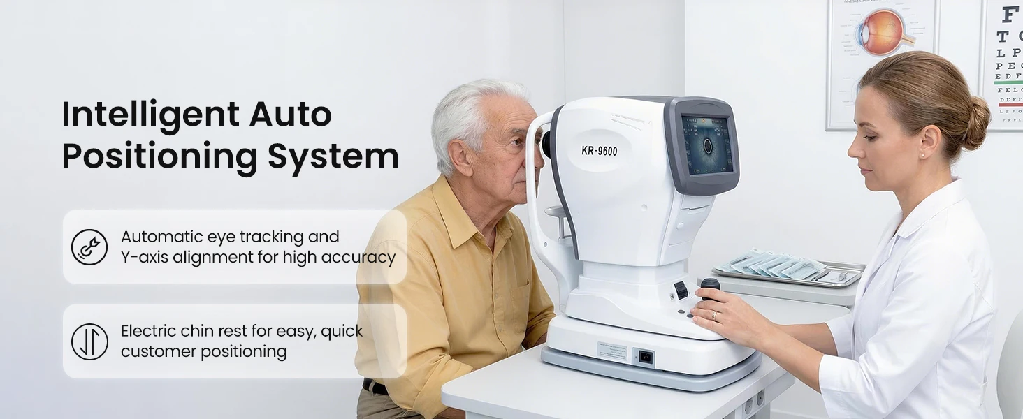 Ophthalmic Diagnostic Device KR-9600 Auto Ref Keratometer Autorefractometer Portable Optometry Examination Machine