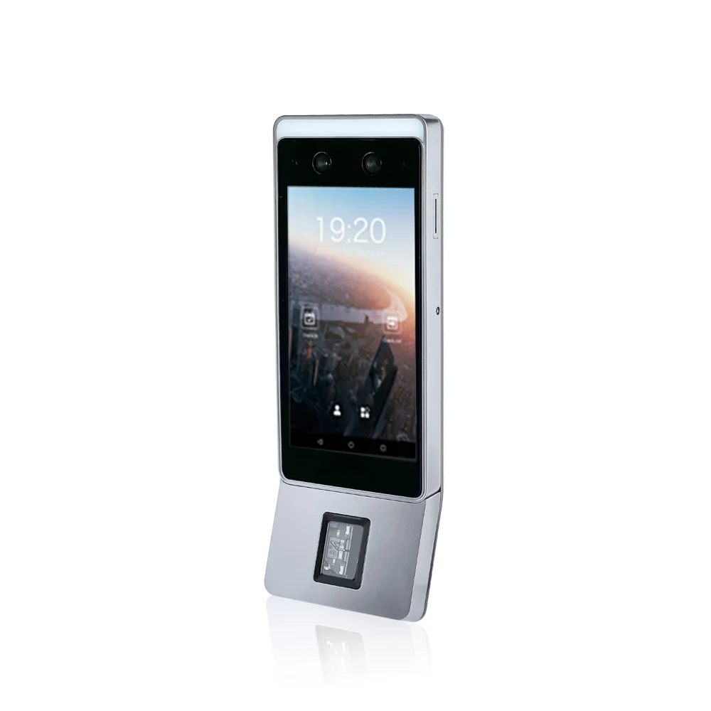 ZKTecoe Horus E1-FP Android Visible Light Facial Recognition Fingerprint Time Clocks RFID Card Attendance System With 4G WIFI