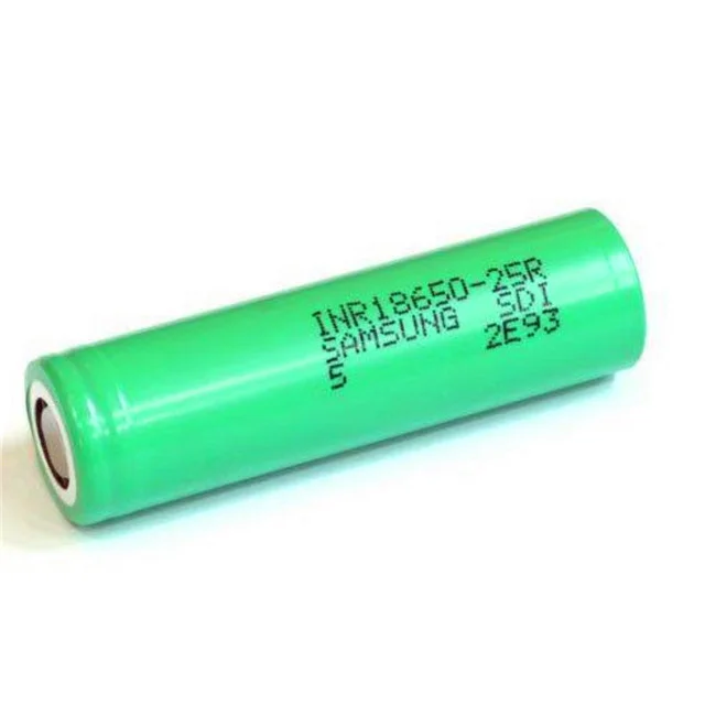 Deep cycle INR18650 25R 2500mah solar li ion lithium battery INR18650 25R free shipping and tax