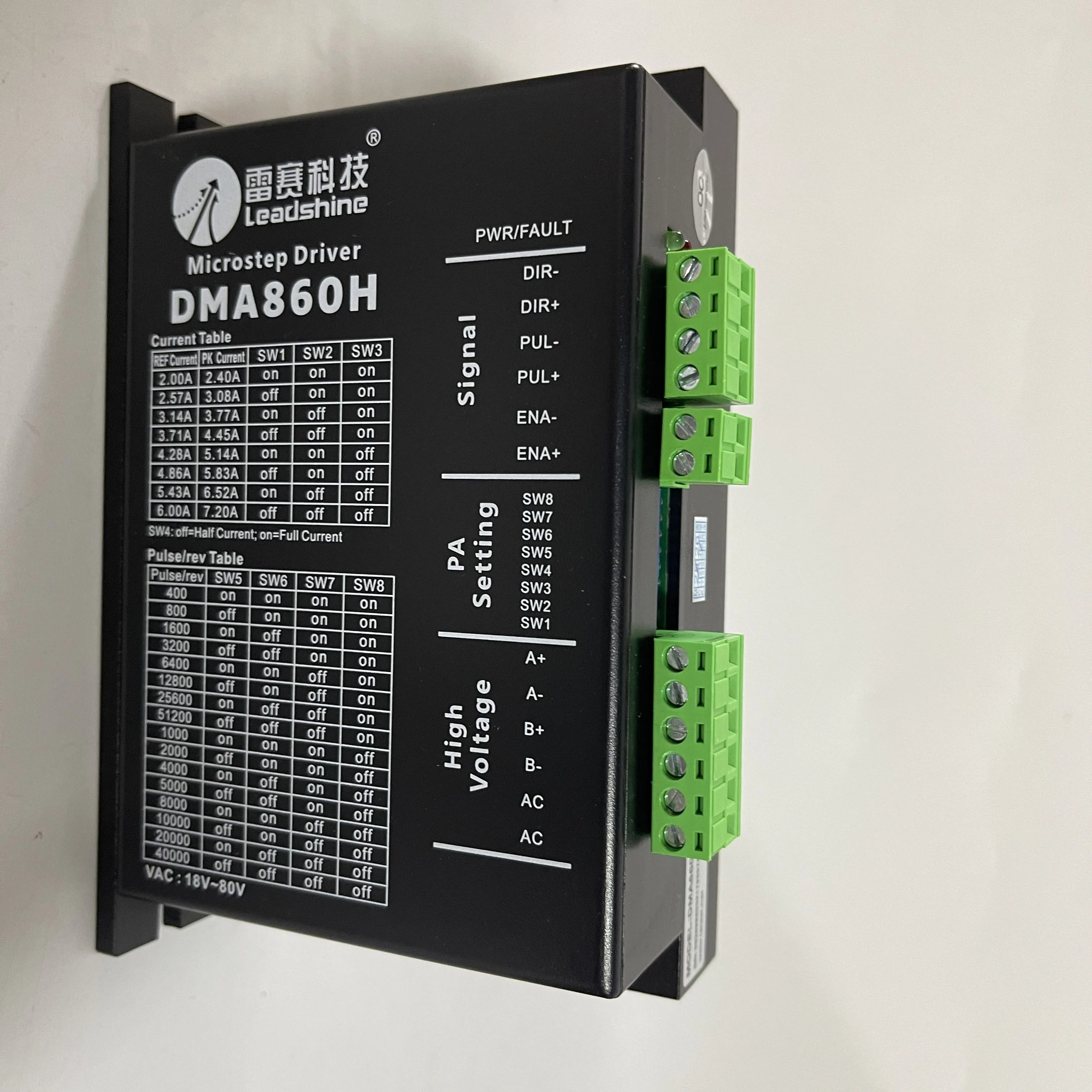 Leadshine Microstep Driver DMA860H Leadshine Microstep Driver DMA860H