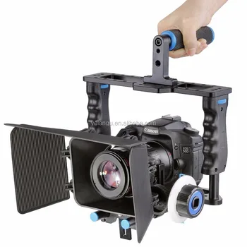 YELANGU Handheld DSLR Video Camera Cage Kit C200 Professional Filming Equipment Sunshade Box product image