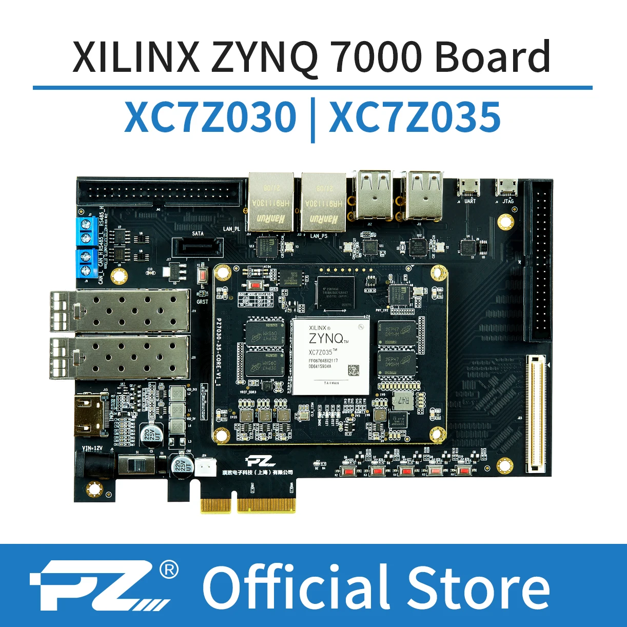 PUZHI Som 7030 (676I) - Xilinx ZYNQ 7000 FPGA Core Board